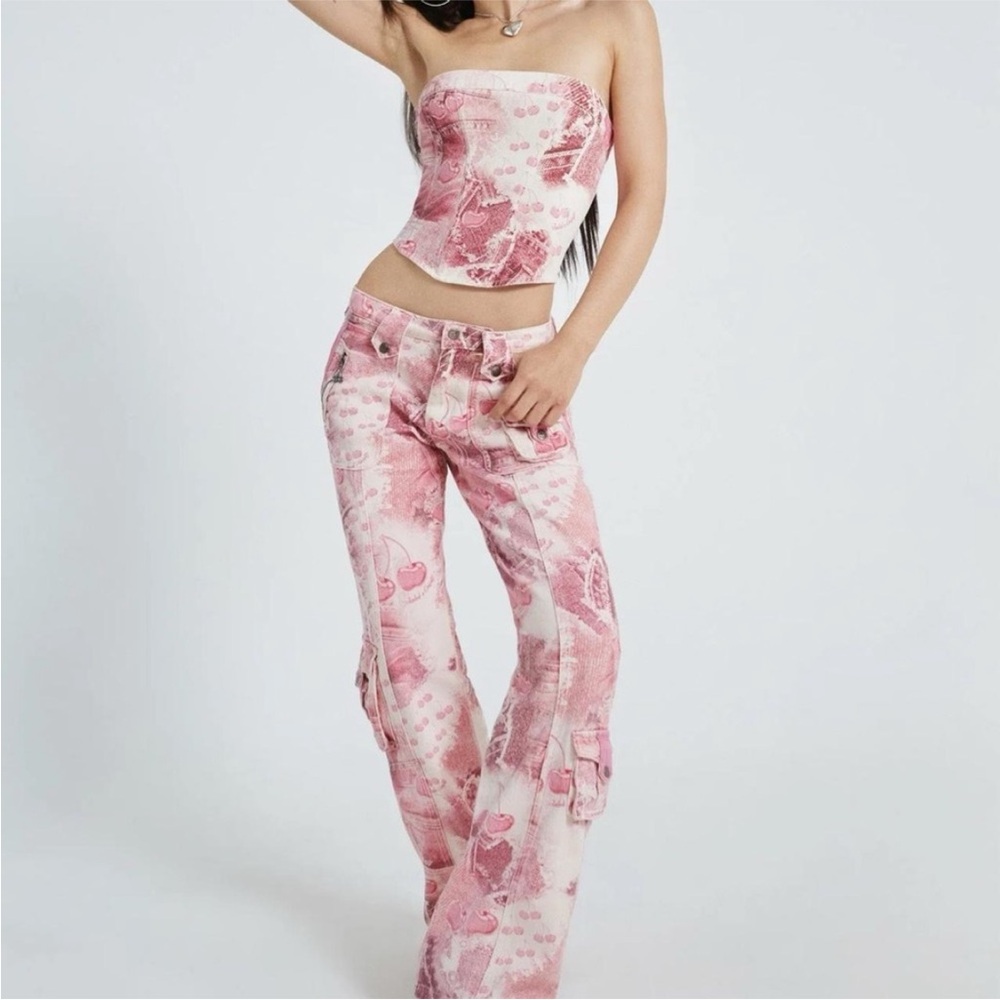 Jaded London X Omighty Cherry Corset Top
